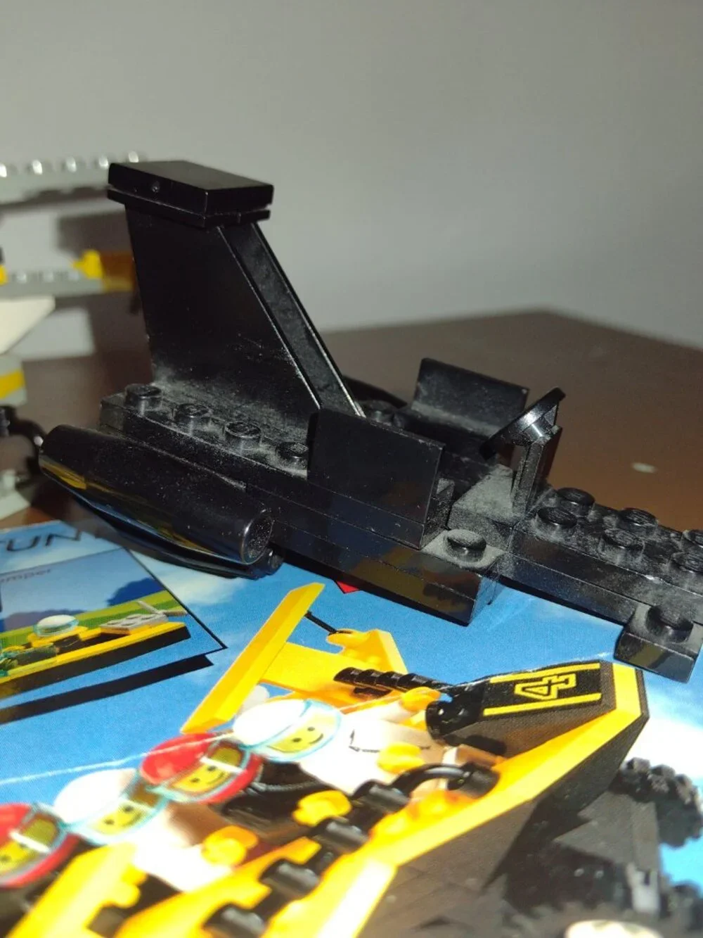 Five Like New Lego Stunt Club and Space Ship with 4 minifigs